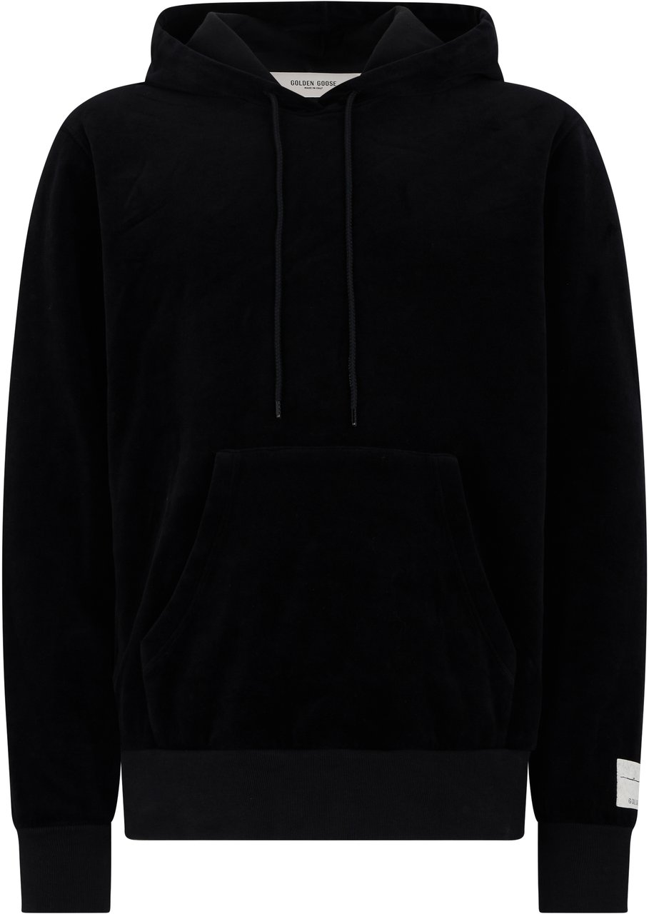 Golden Goose Hooded sweatshirt in cotton Zwart