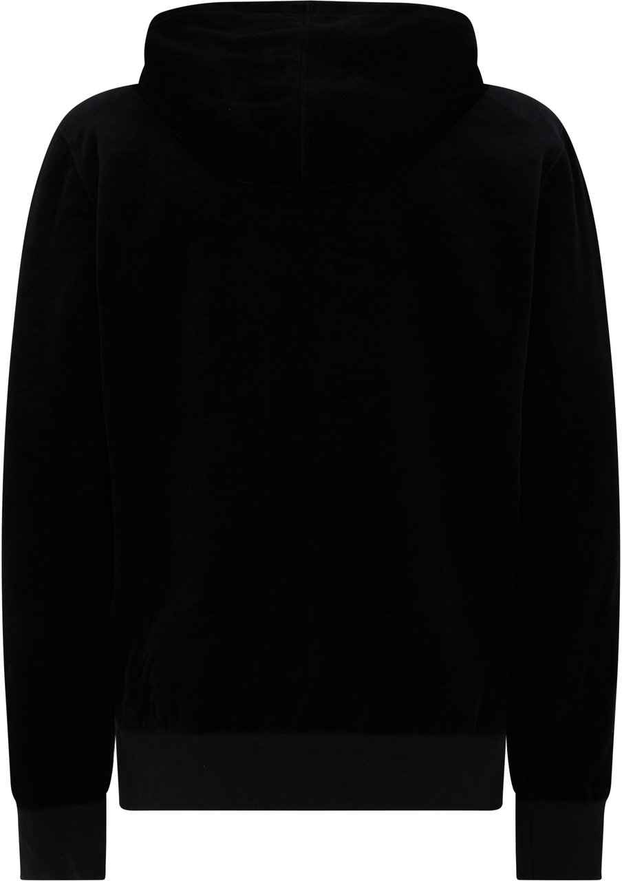 Golden Goose Hooded sweatshirt in cotton Zwart