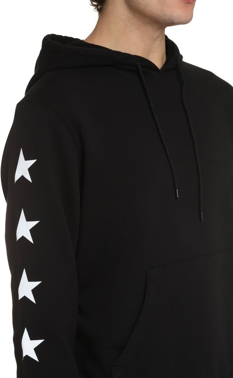 Golden Goose Cotton hoodie Zwart