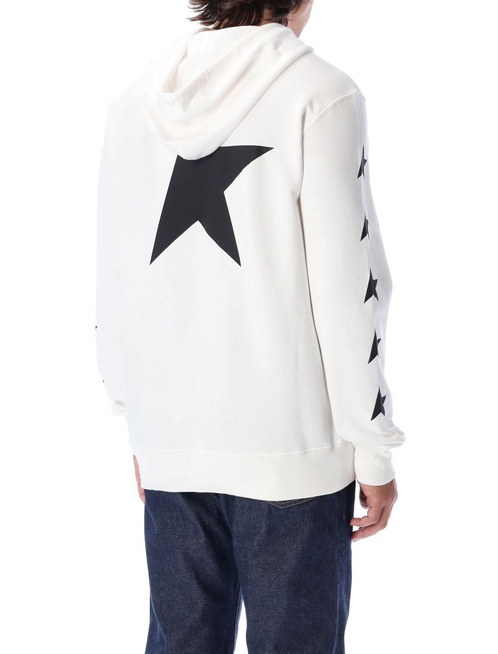 Golden Goose Star/ M'S Regular Hoodie Alighiero/ Mult Wit