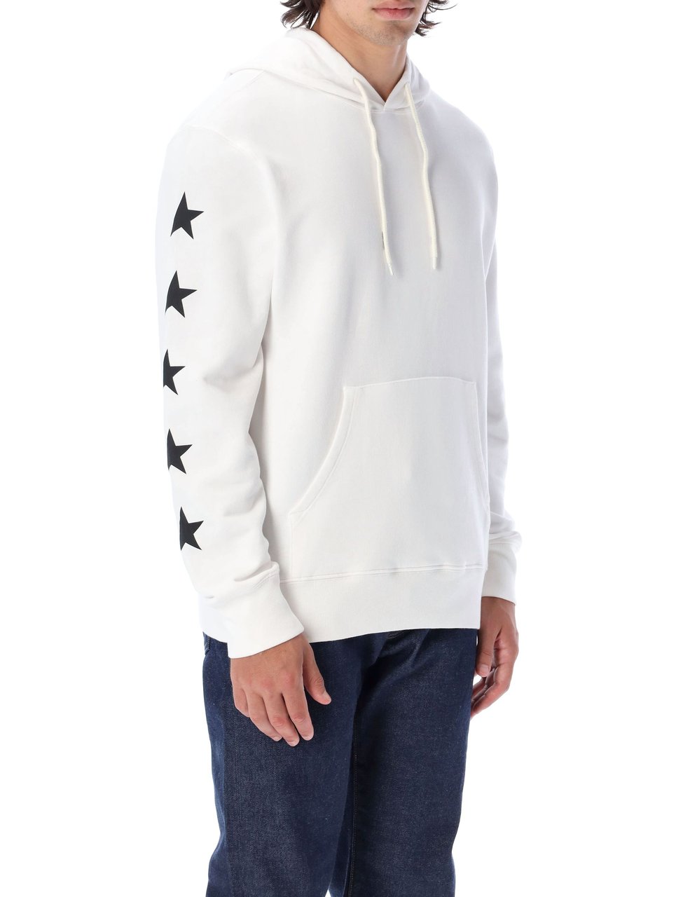 Golden Goose Star/ M'S Regular Hoodie Alighiero/ Mult Wit