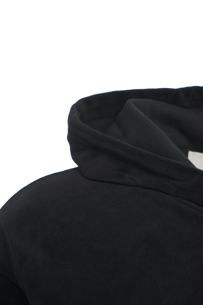 Golden Goose Chenille hoodie Zwart