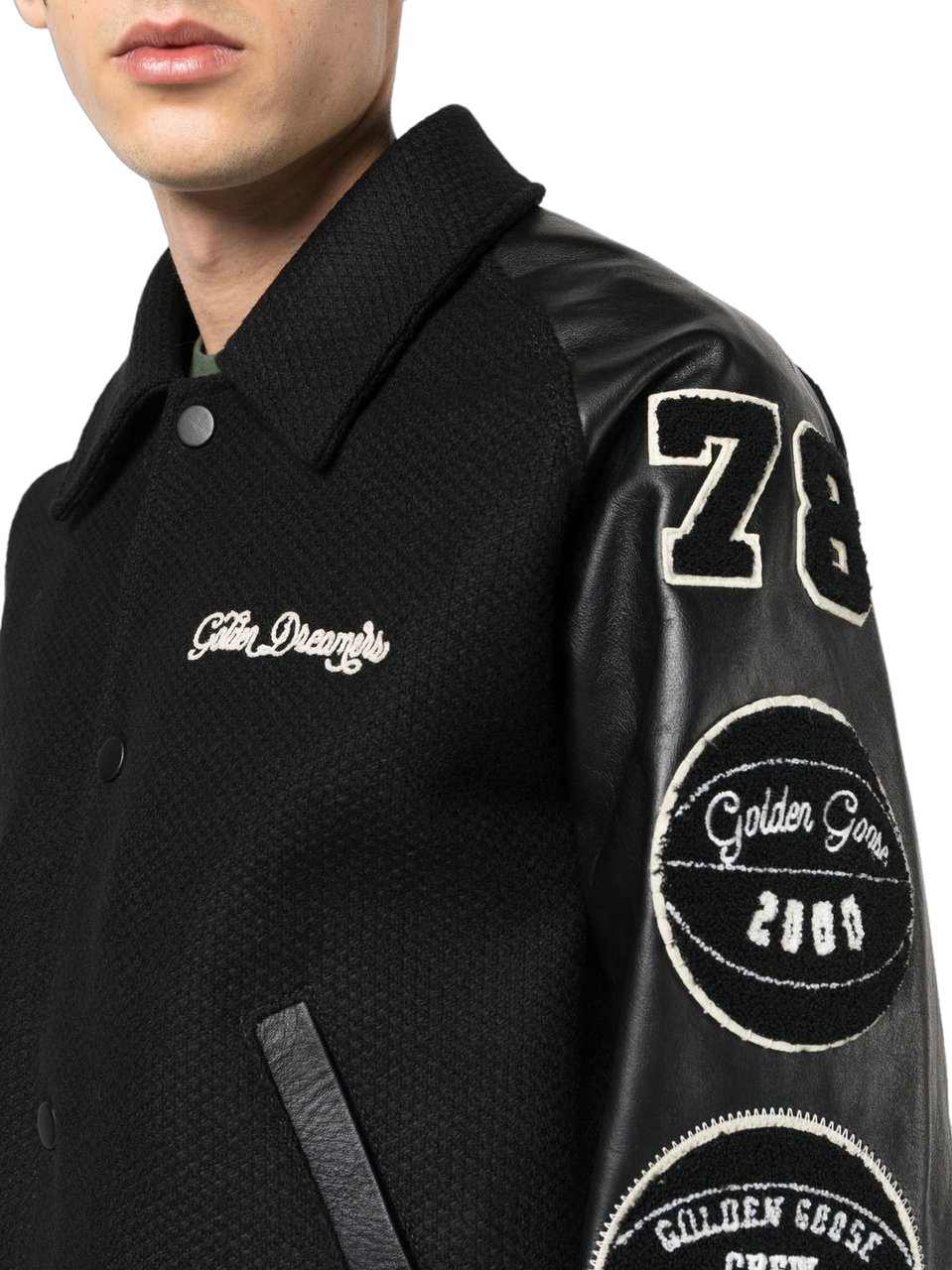 Golden Goose Coats Black Zwart