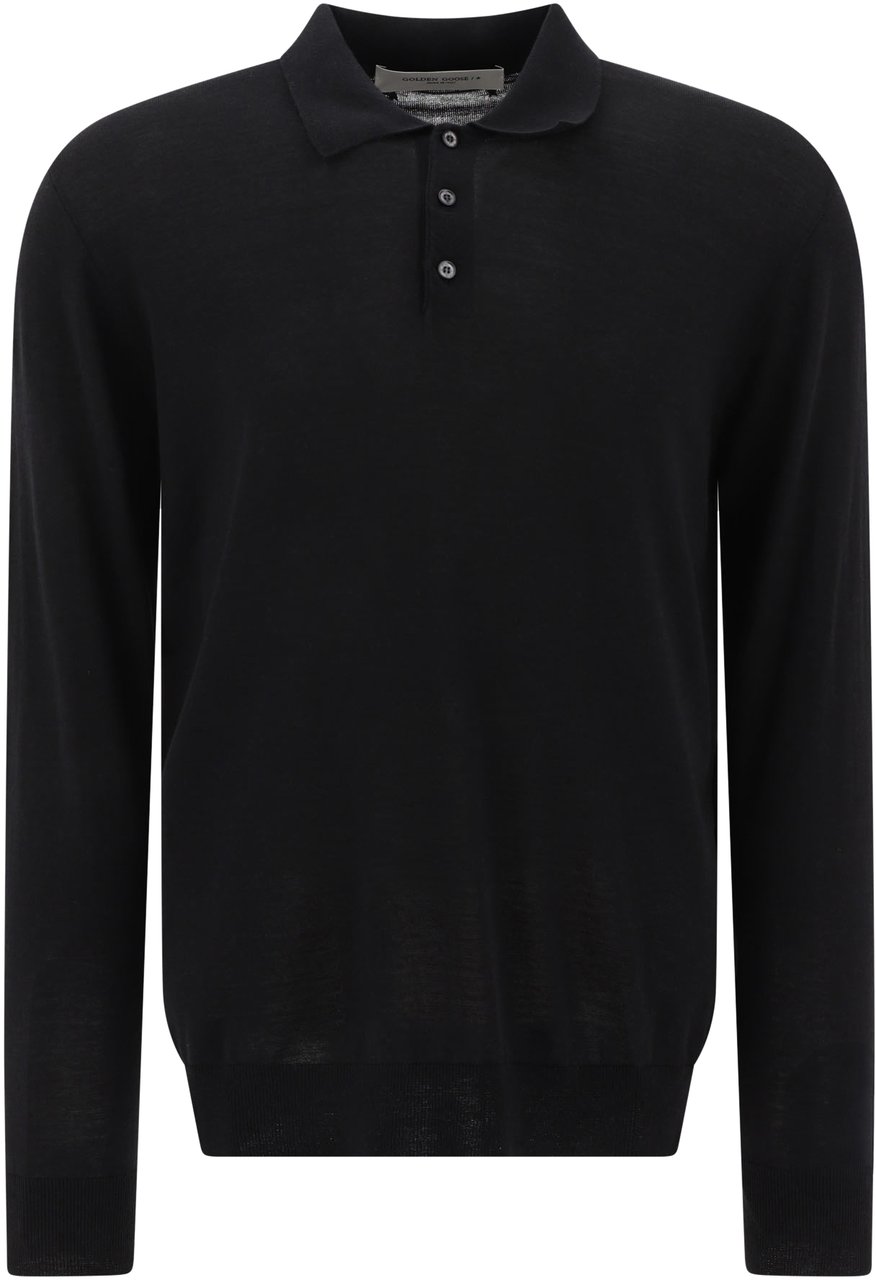 Golden Goose Golden Goose T-shirt E Polo Nero Zwart
