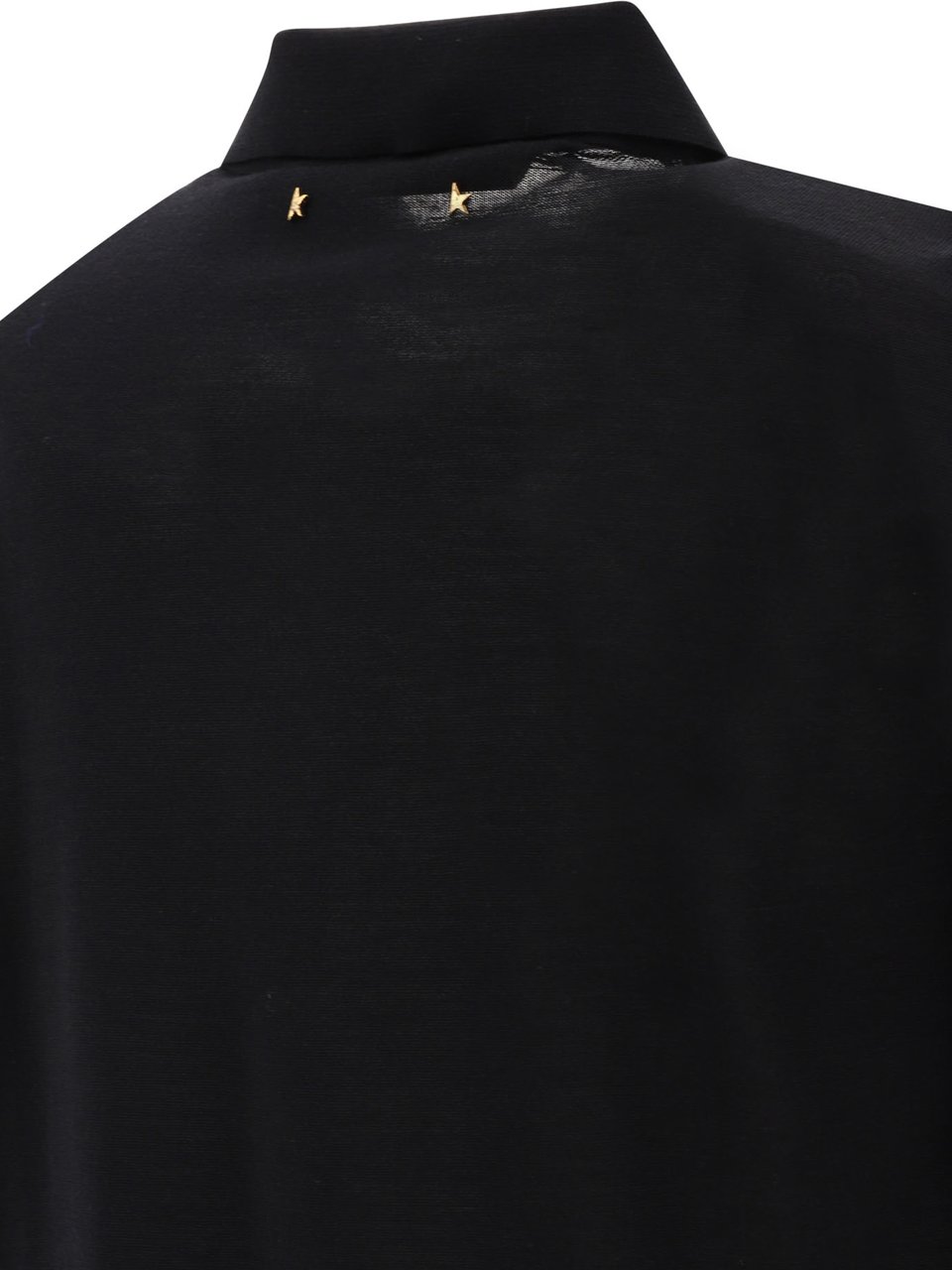 Golden Goose Merino wool polo shirt Zwart