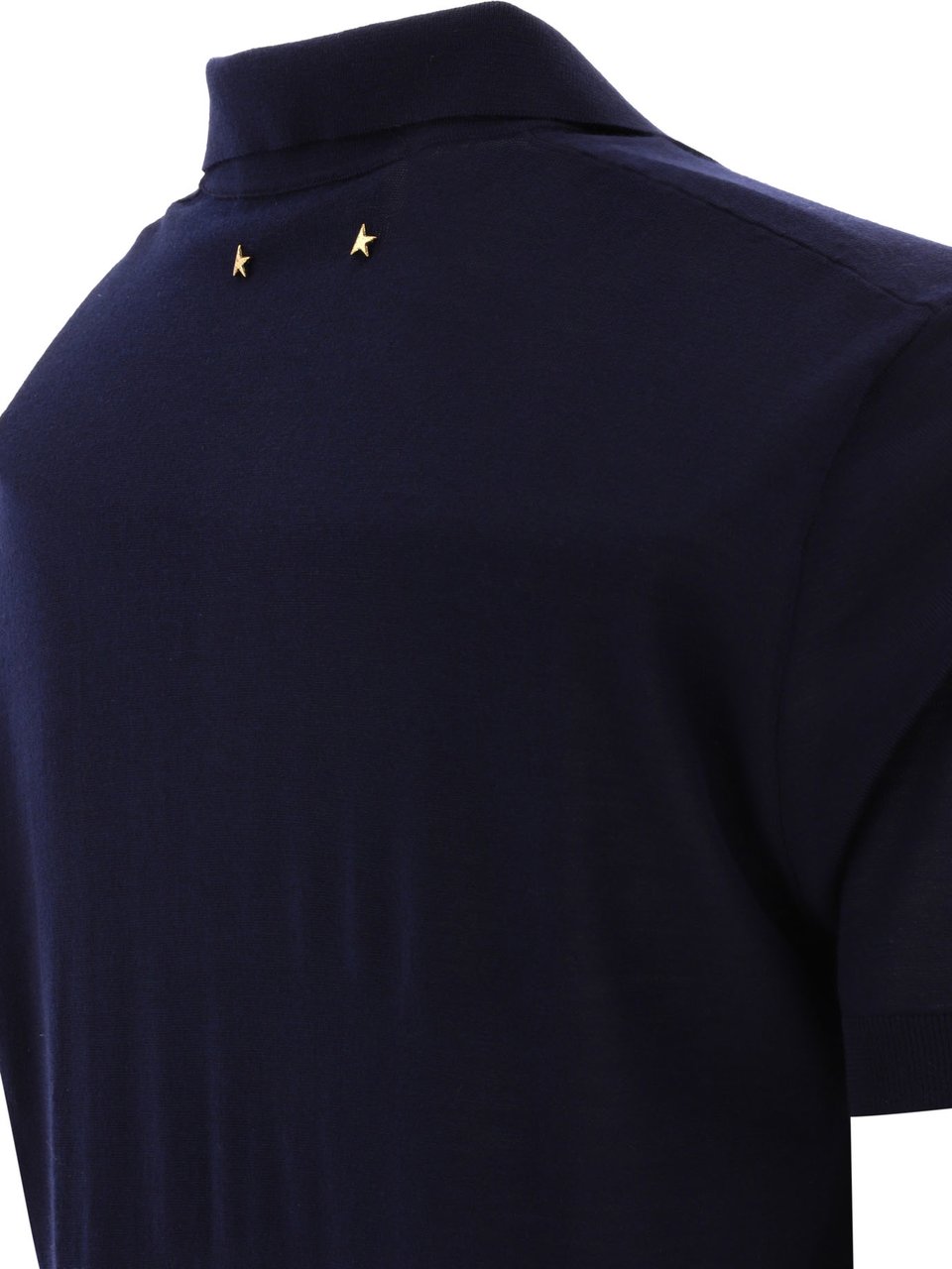Golden Goose Merino wool polo shirt Zwart