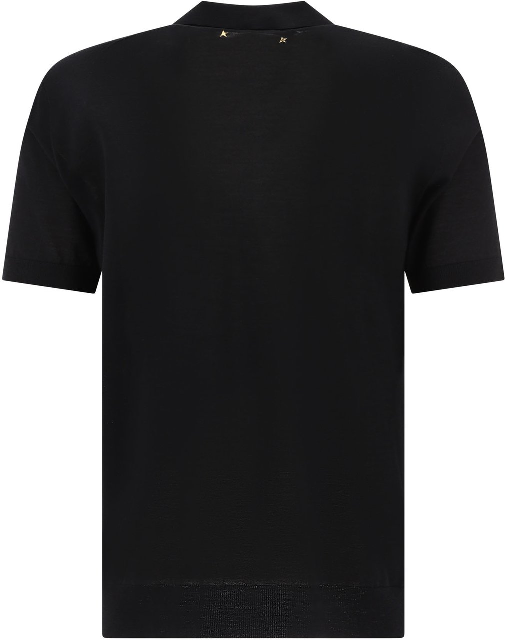 Golden Goose Merino wool polo shirt Zwart