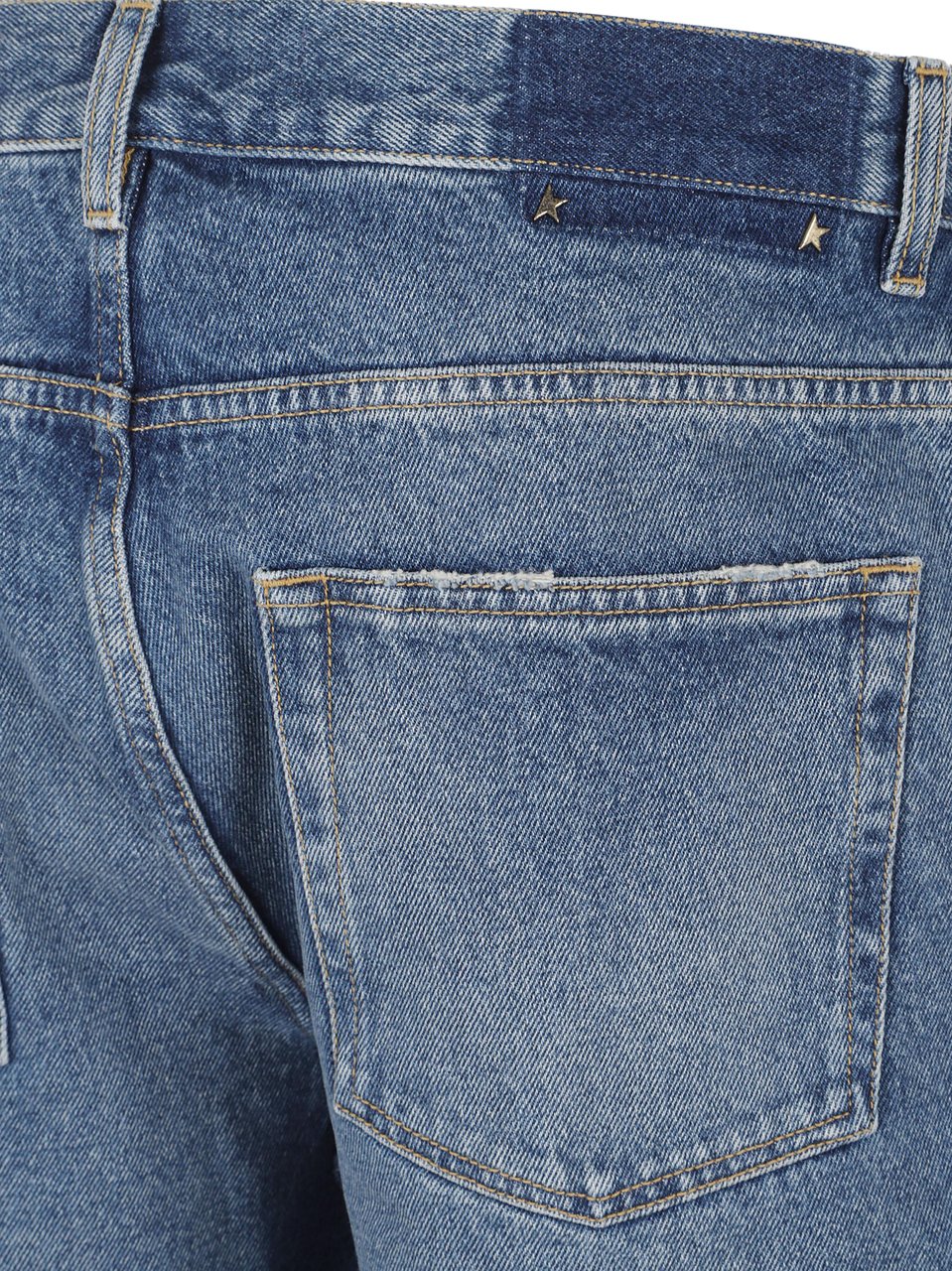 Golden Goose Golden M's Pant Skate Loose Blauw