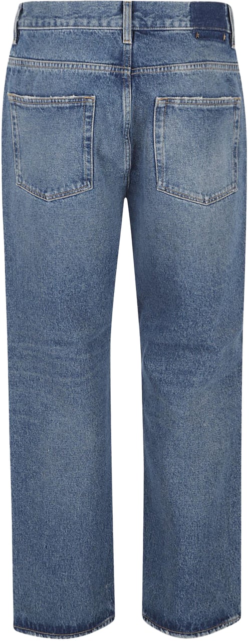 Golden Goose Golden M's Pant Skate Loose Blauw