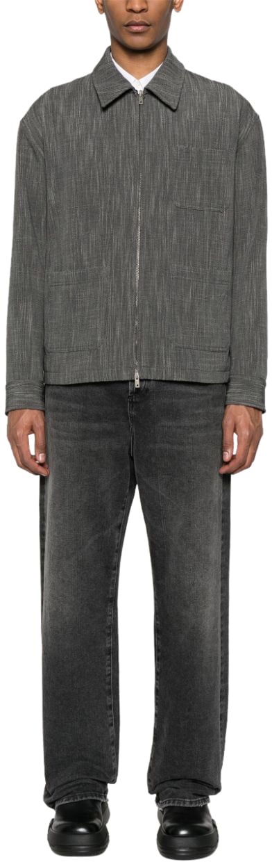Golden Goose Jackets Greywhite Wit