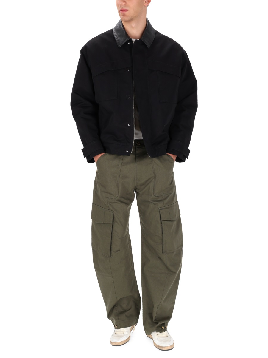 Golden Goose Relaxed Multi Flap Pockets Cargo Pants Grijs