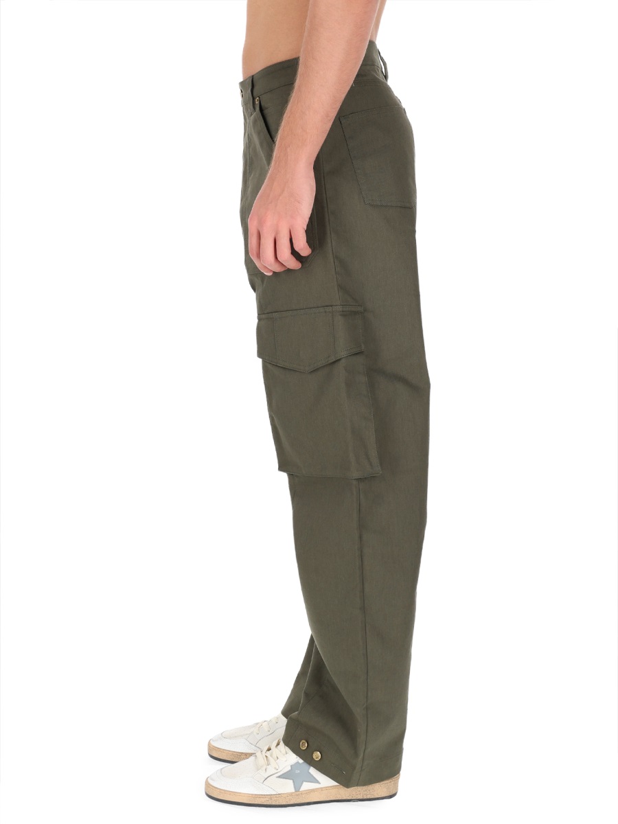 Golden Goose Relaxed Multi Flap Pockets Cargo Pants Grijs