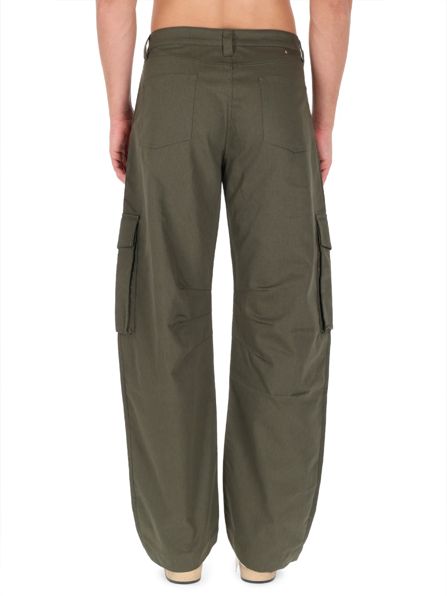 Golden Goose Relaxed Multi Flap Pockets Cargo Pants Grijs