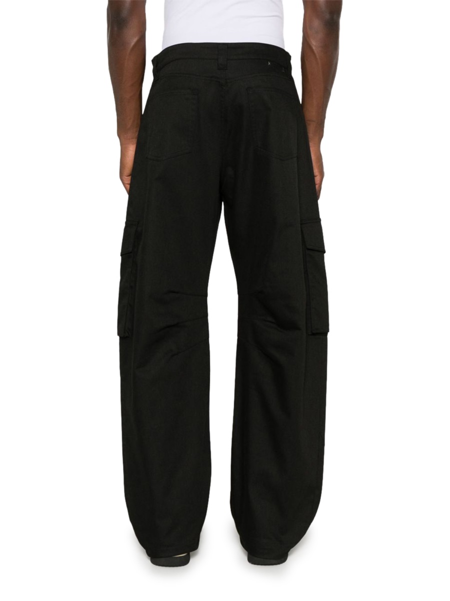 Golden Goose Cargo Cotton-Blend Flap Pockets Pants Zwart