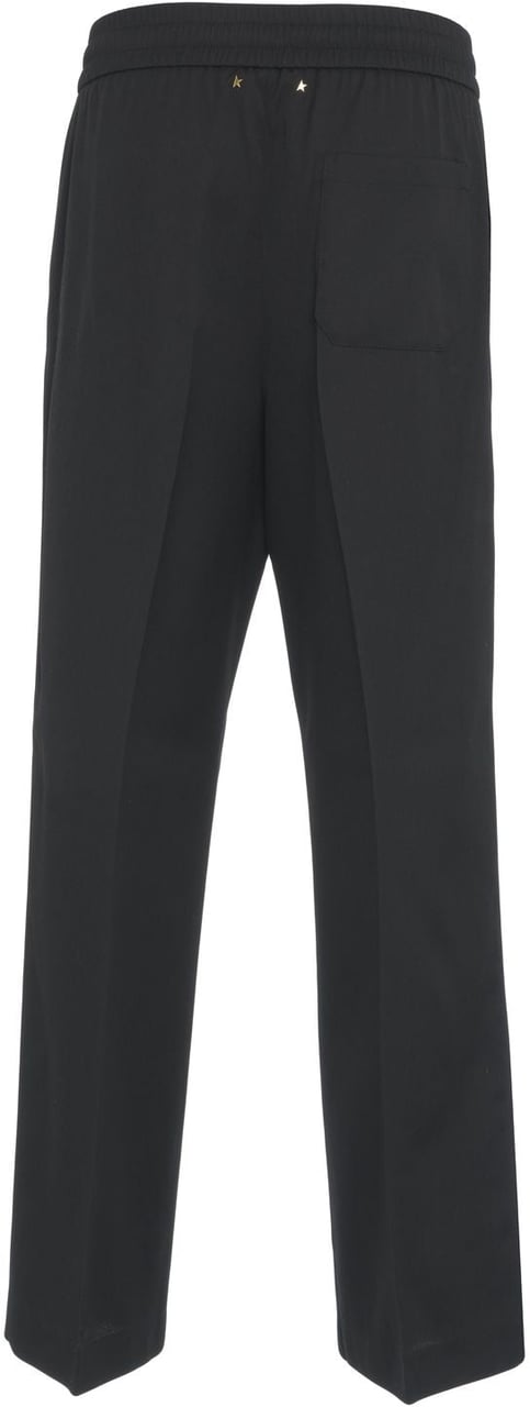 Golden Goose Virgin wool pants 'Lennon' Zwart