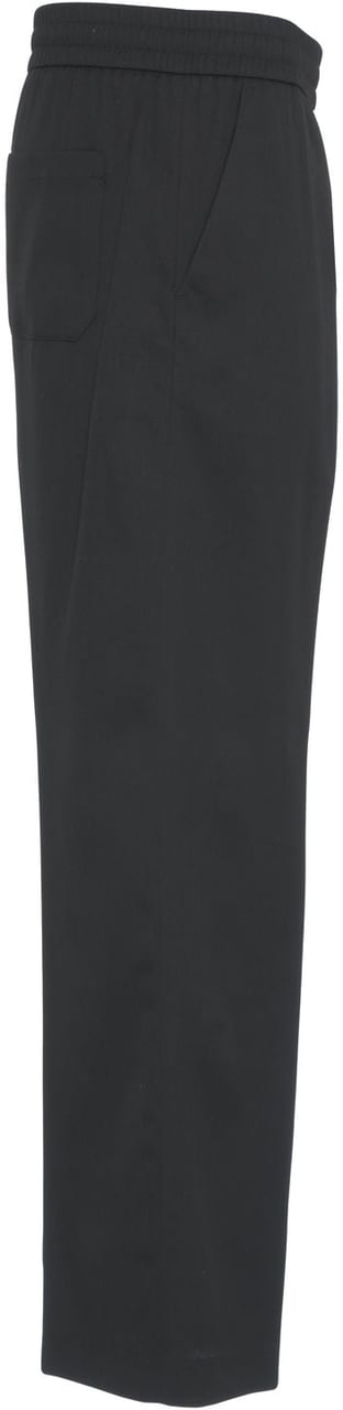 Golden Goose Virgin wool pants 'Lennon' Zwart