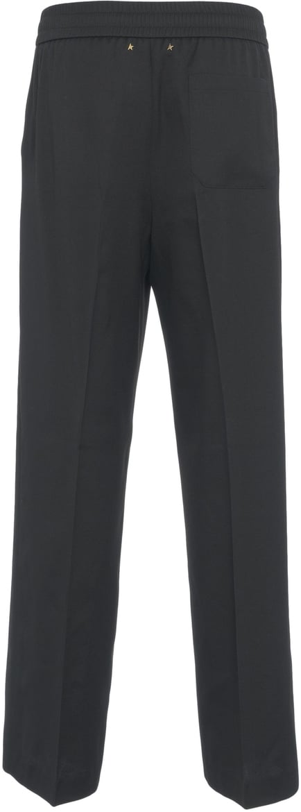 Golden Goose Pantaloni con elastico in vita Zwart