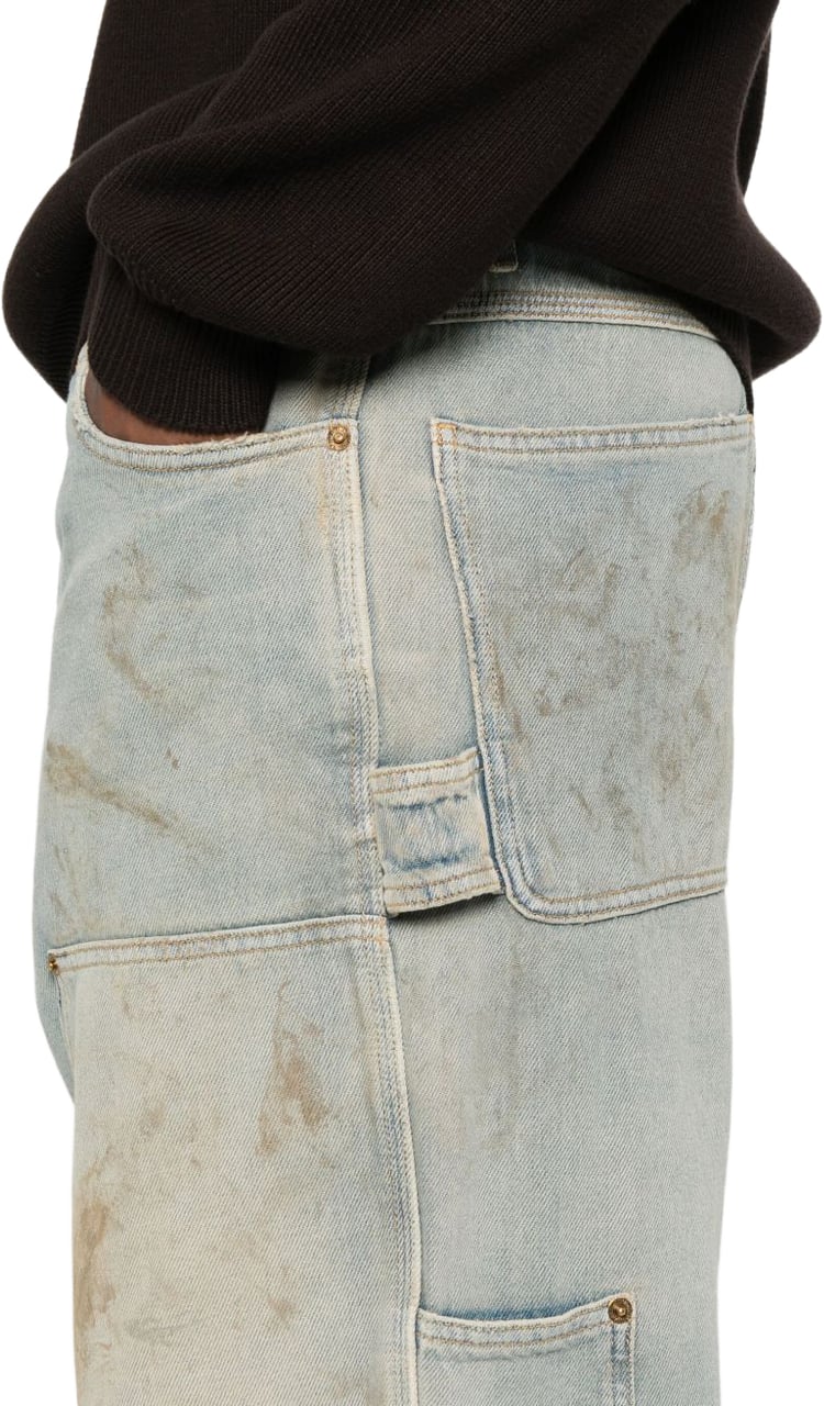Golden Goose Jeans Clear Blue Blauw