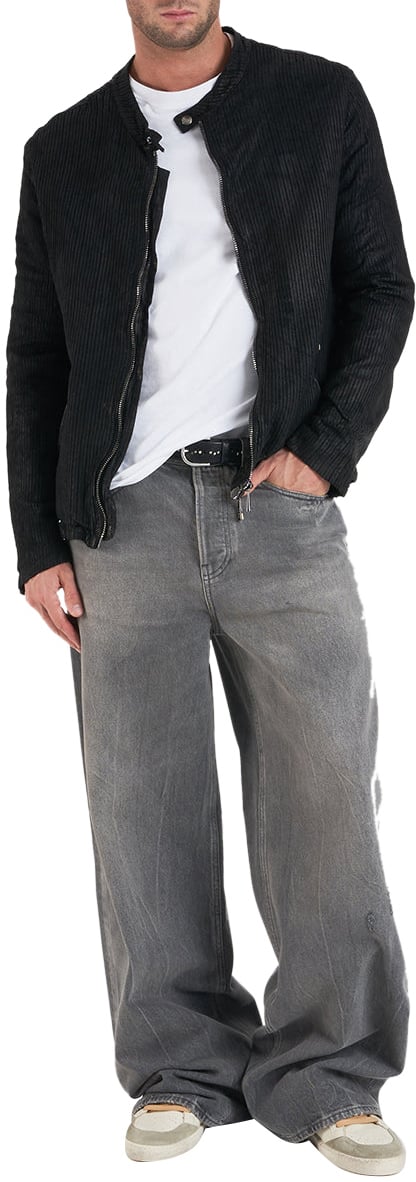 Golden Goose Loose fit jeans 'Parker' Grijs