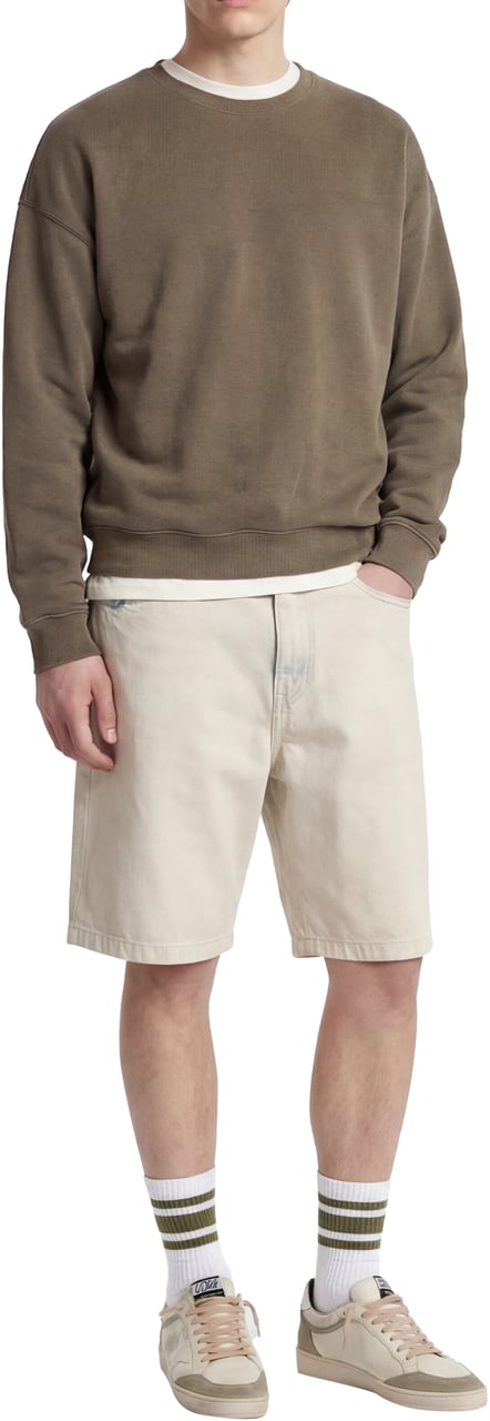 Golden Goose Denim bermuda shorts 'Phillip' Blauw