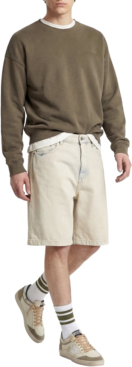 Golden Goose Denim bermuda shorts 'Phillip' Blauw