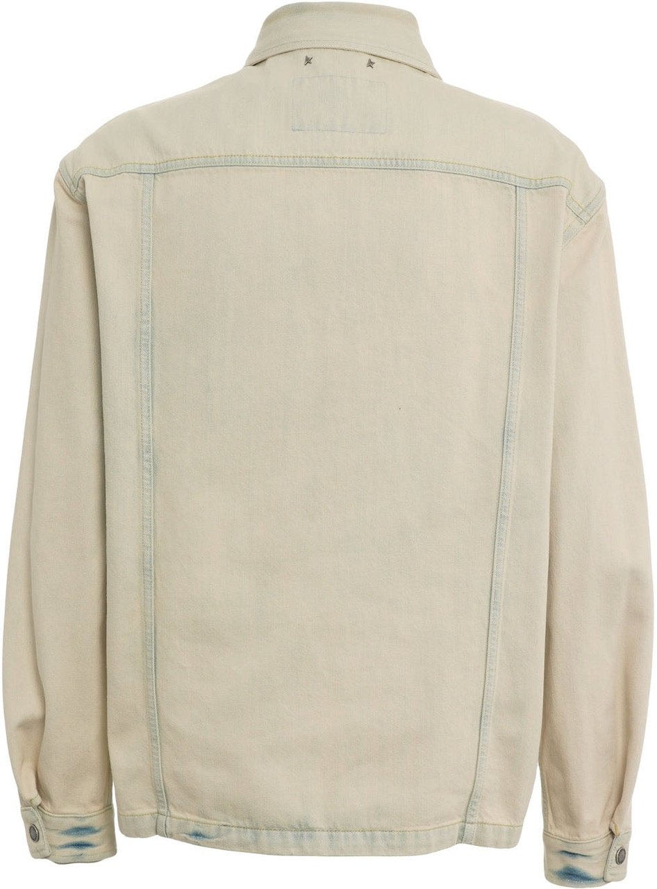 Golden Goose Denim overshirt Blauw