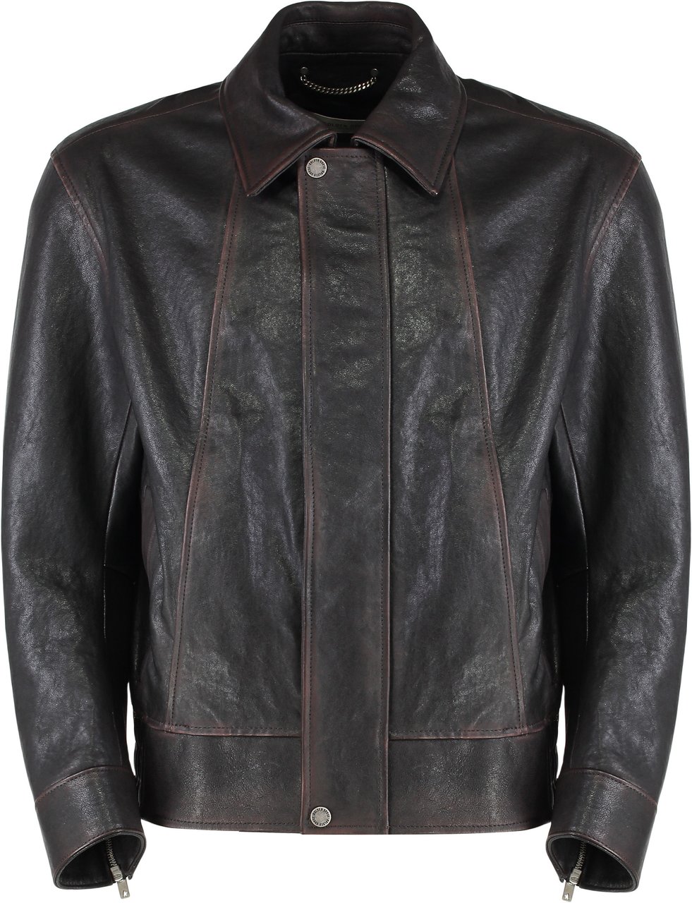 Golden Goose Leather jacket Rood