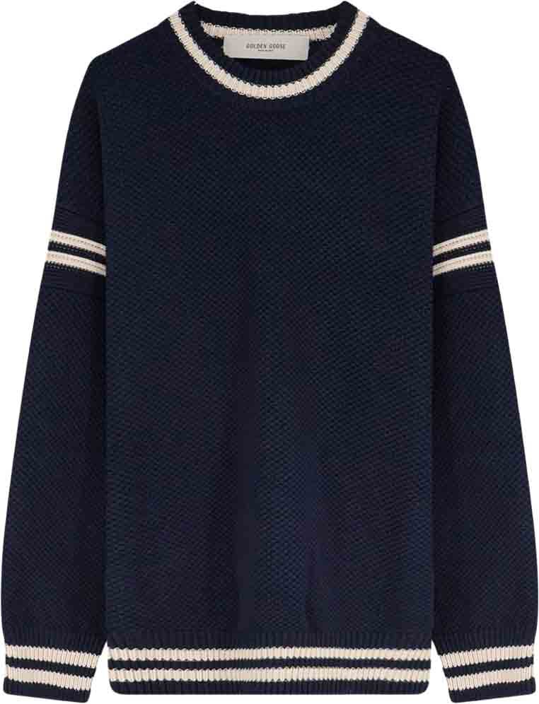 Golden Goose Sweaters Ink Navy