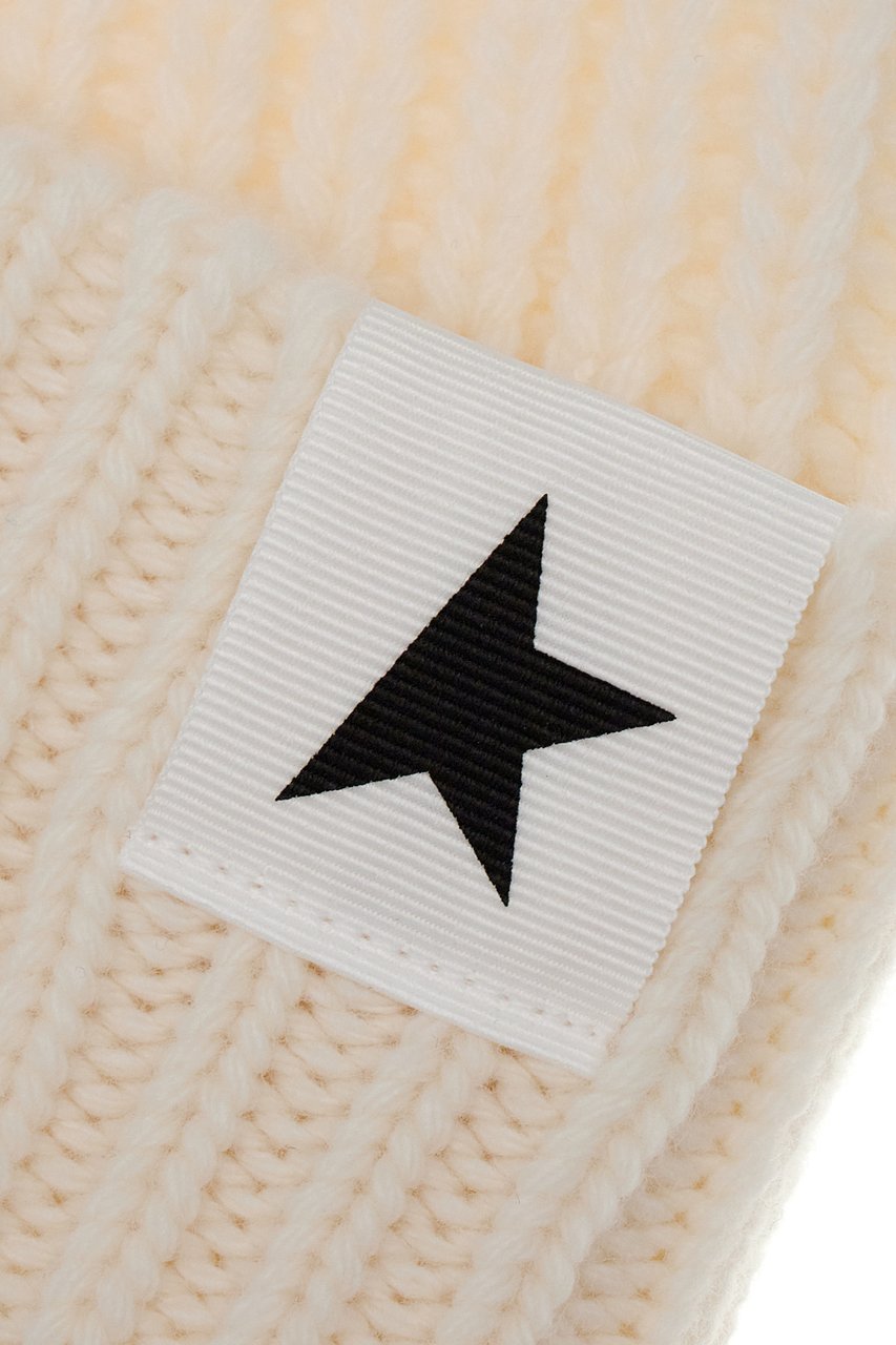 Golden Goose Golden Goose Sand wool Damian beanie hat Neutraal