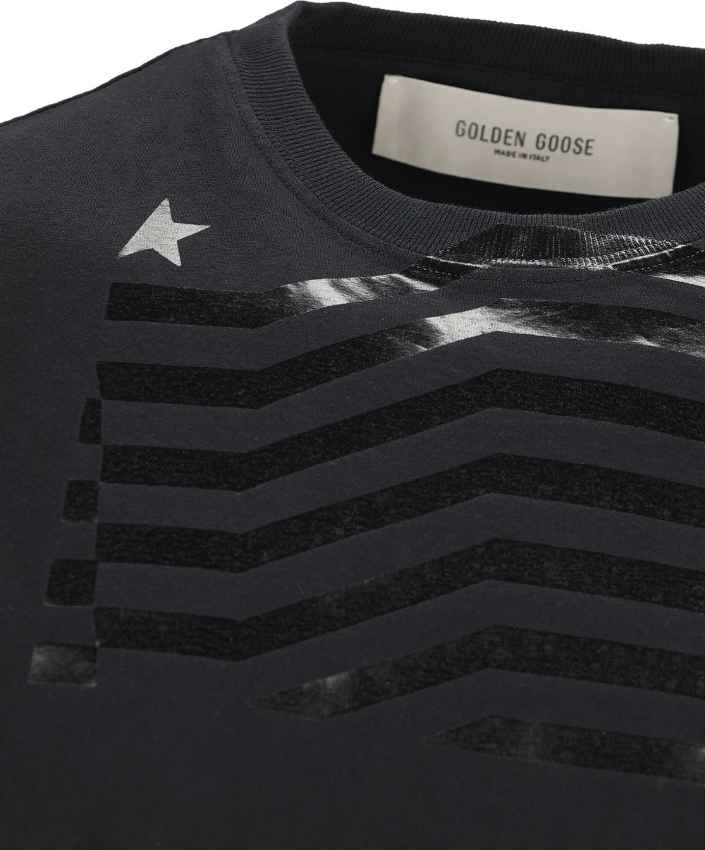 Golden Goose T-Shirts And Polos Black Zwart