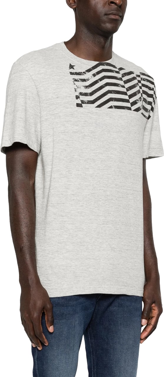 Golden Goose T-Shirts And Polos Grey Lichtgrijs