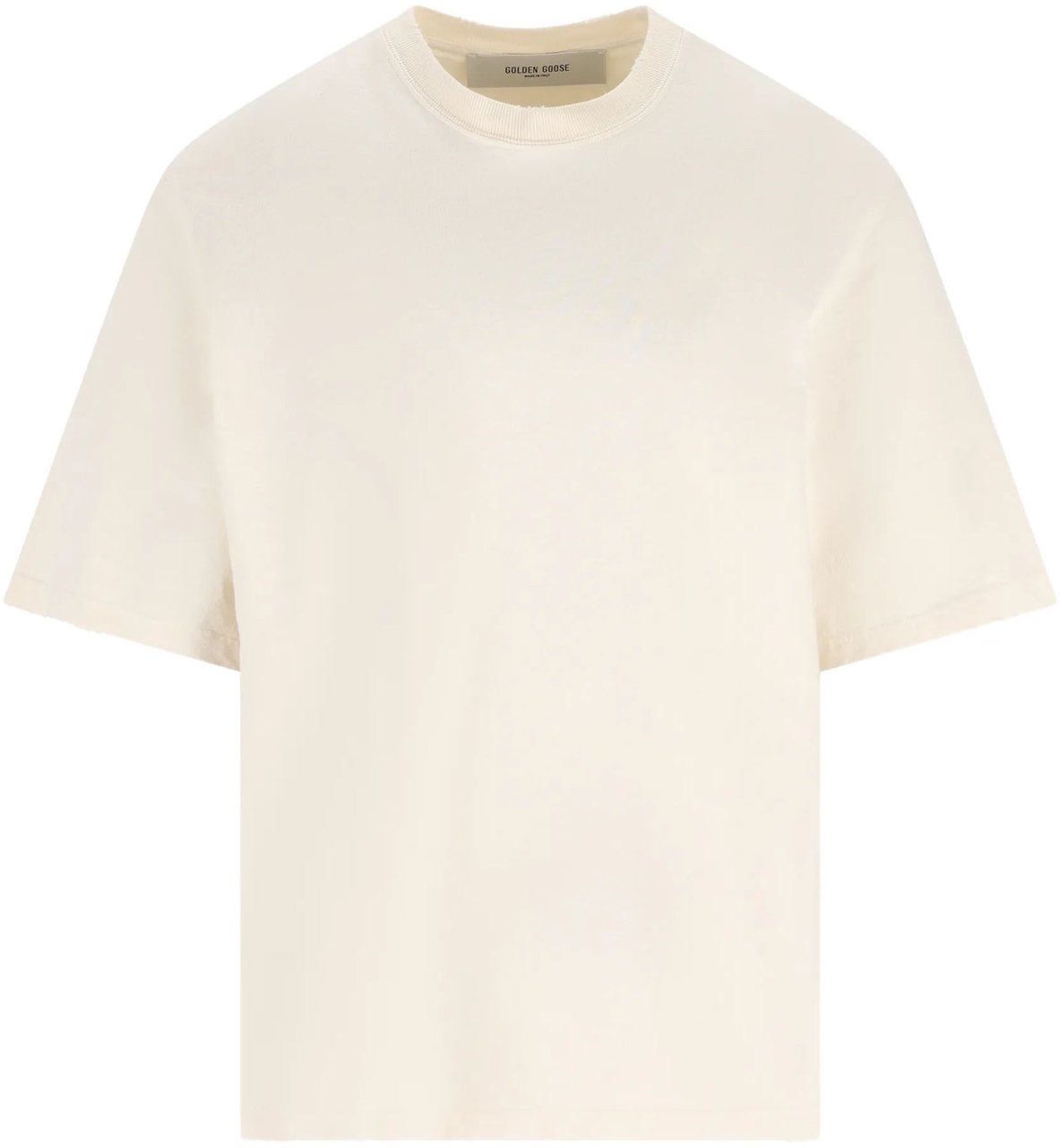 Golden Goose T-Shirts And Polos Heritage White Wit