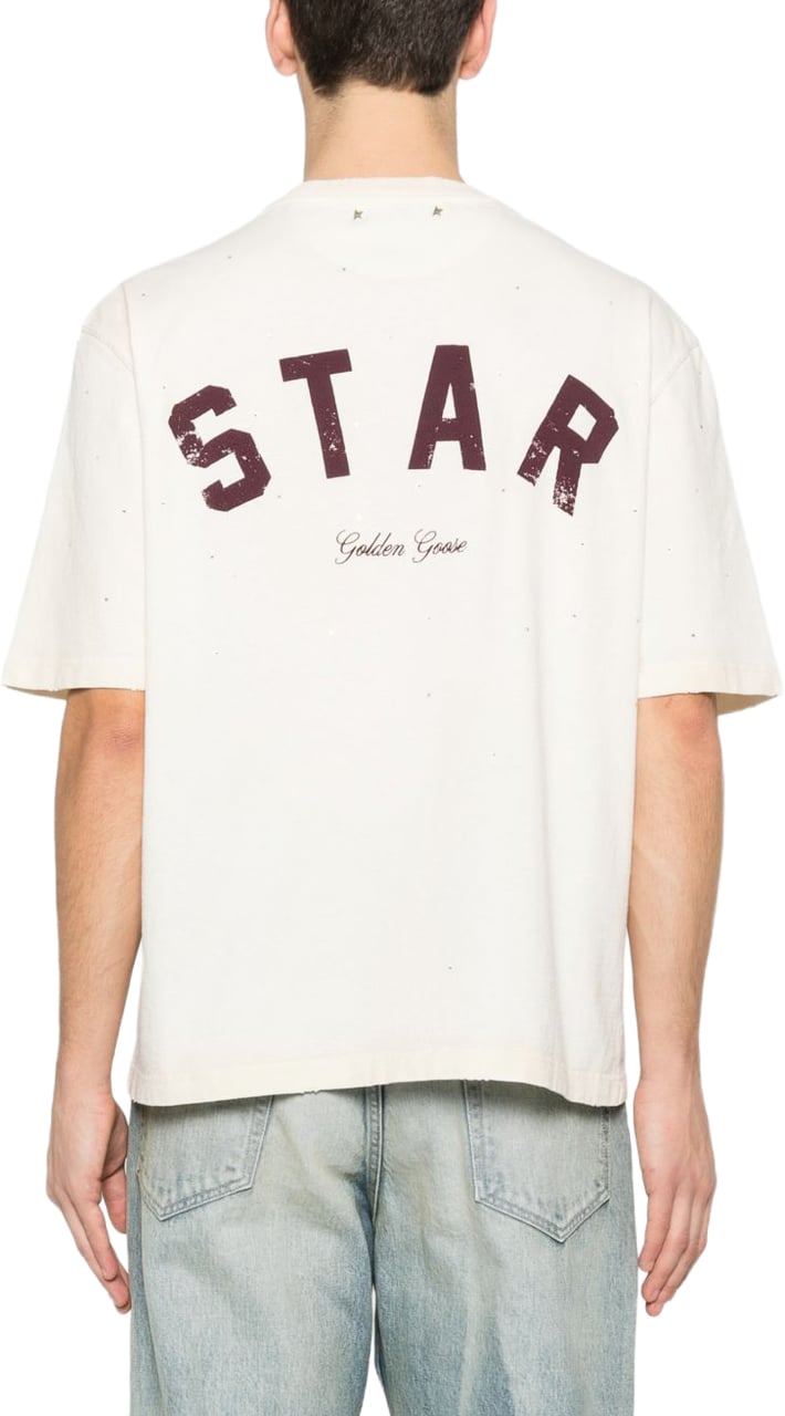 Golden Goose T-Shirts And Polos Bianco Wit