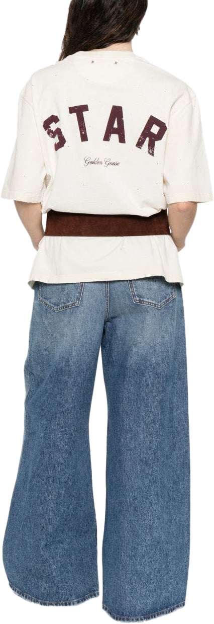 Golden Goose T-Shirts And Polos White Wit