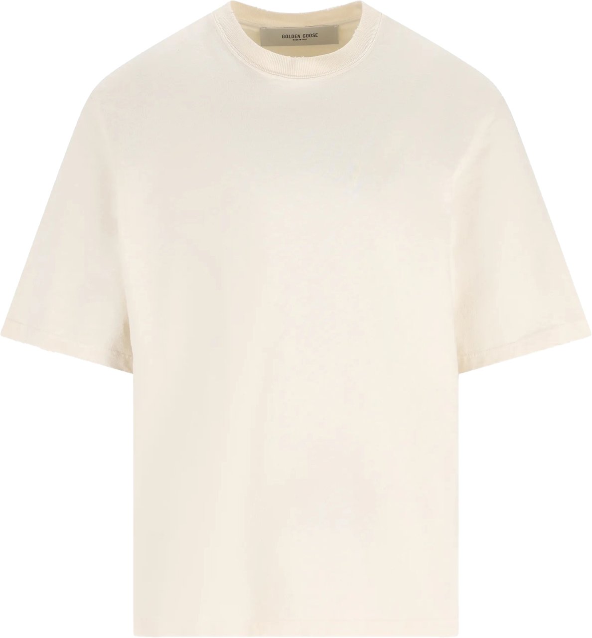 Golden Goose T-Shirts And Polos Heritage White Wit