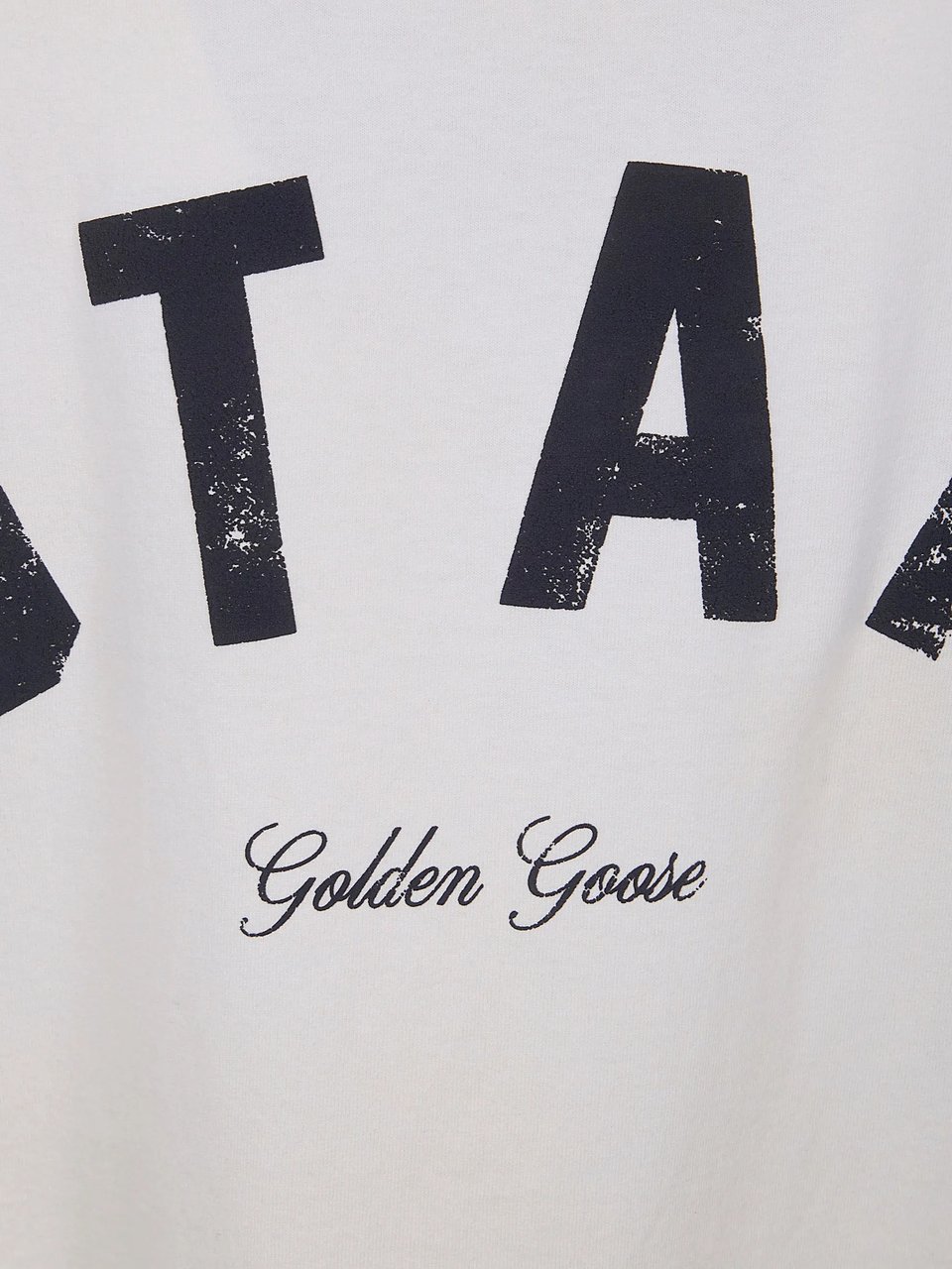 Golden Goose T-Shirts And Polos Artic Wolf Wit