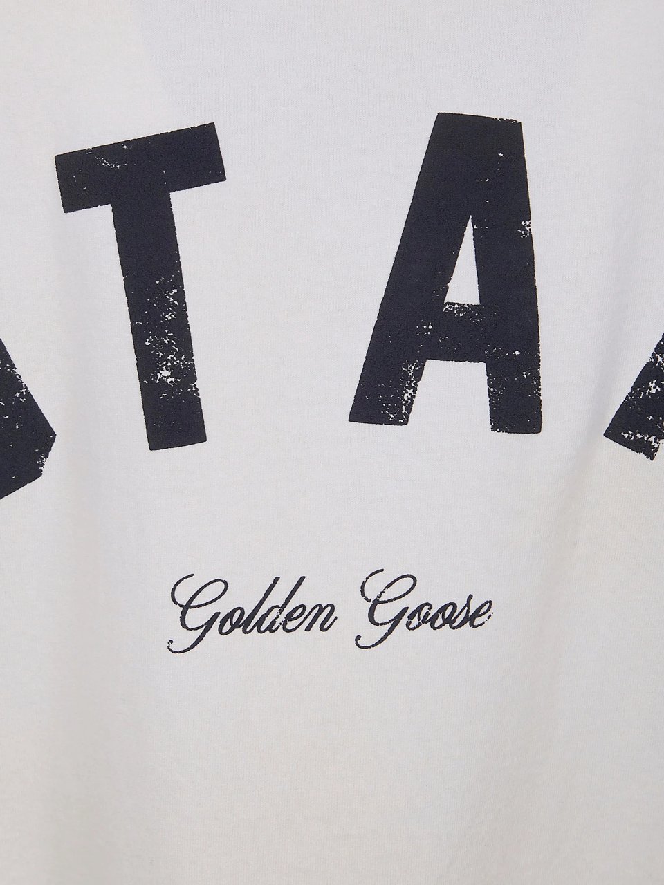 Golden Goose T-Shirts And Polos Artic Wolf Wit