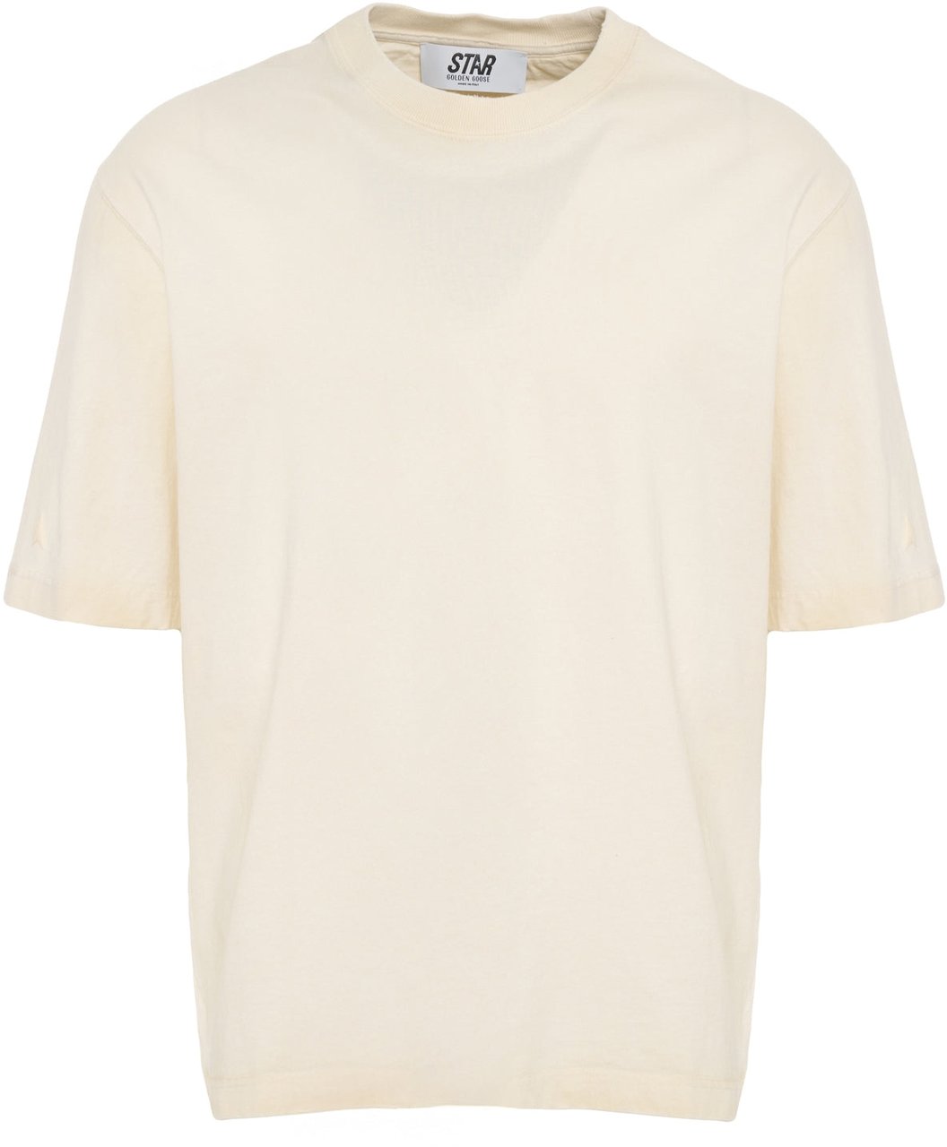 Golden Goose T-shirt with logo detail Geel