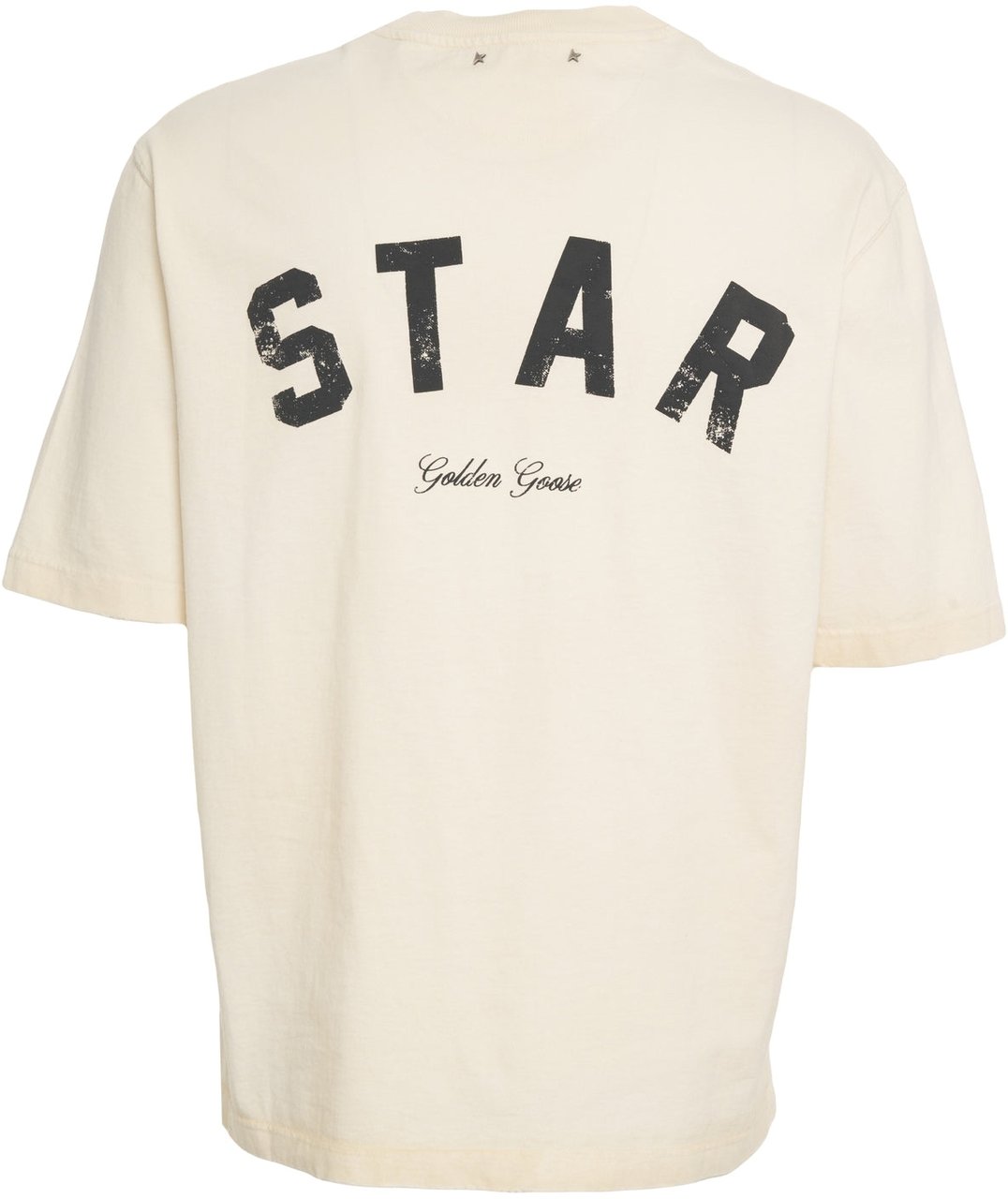 Golden Goose T-shirt with logo detail Geel