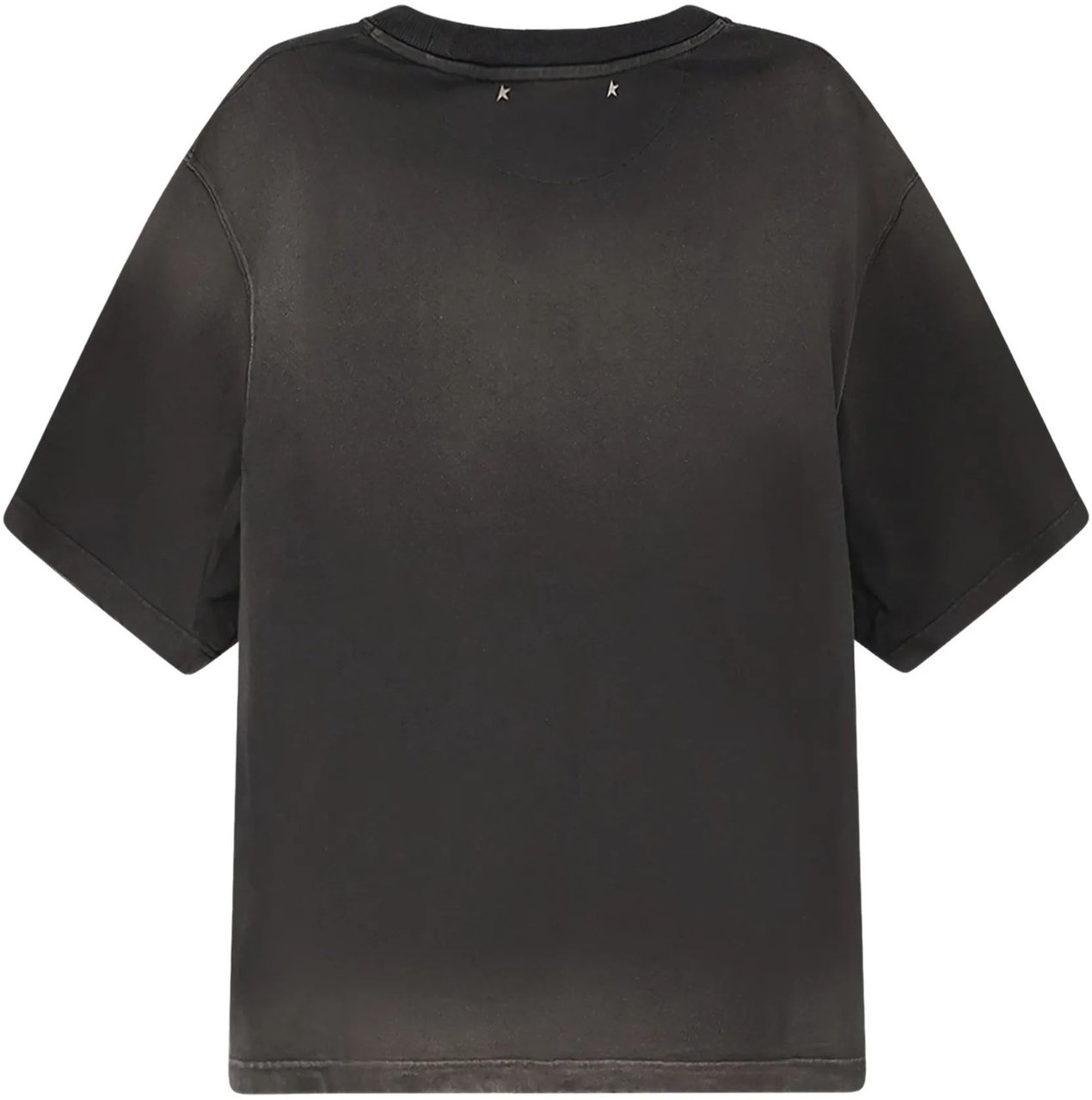 Golden Goose T-Shirts And Polos Charcoal Zwart