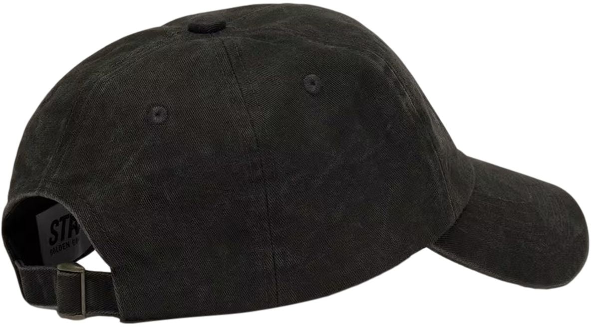 Golden Goose Baseball Cap with logo detail Grijs