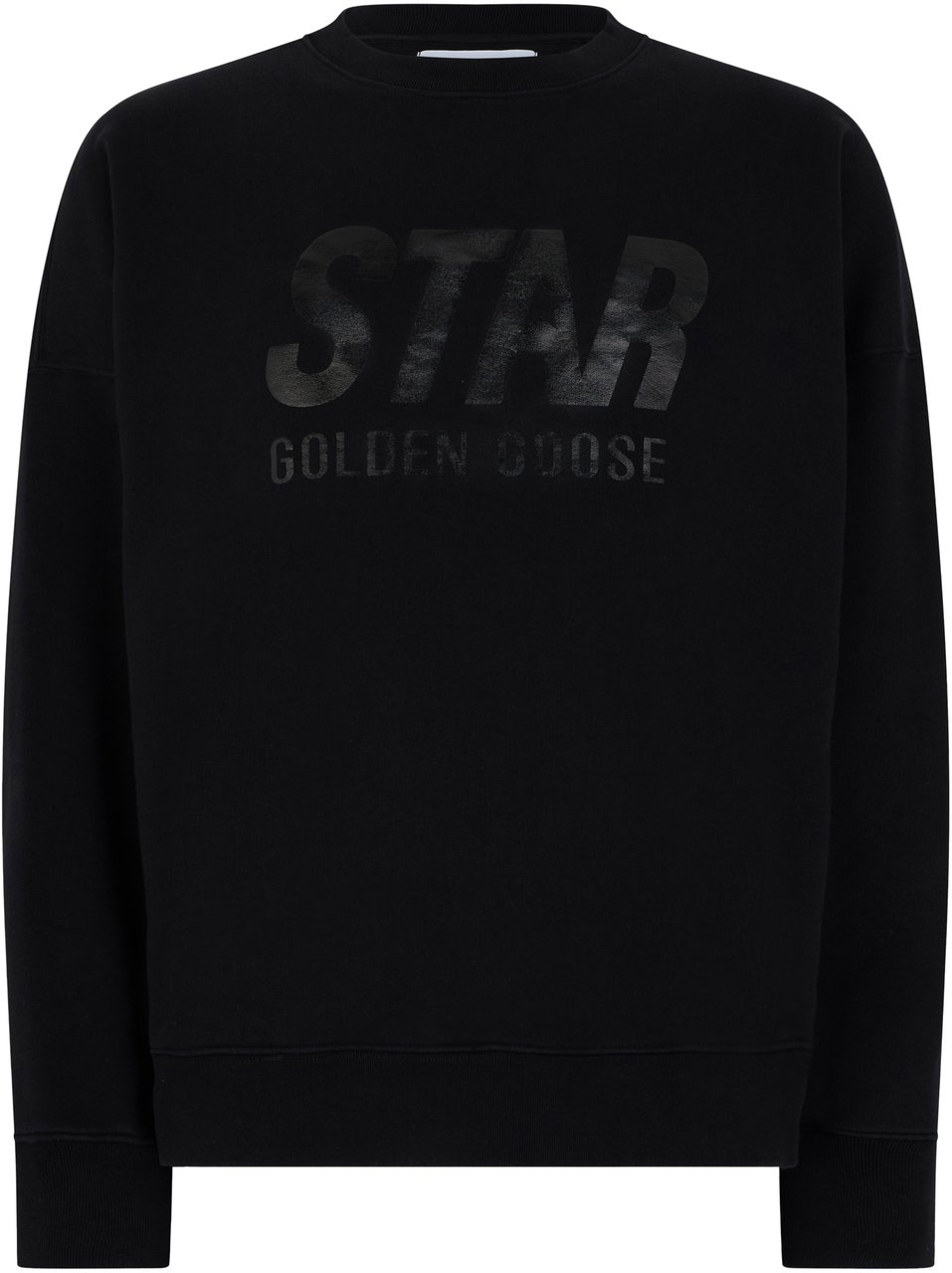 Golden Goose Cotton Crewneck Sweatshirt Zwart