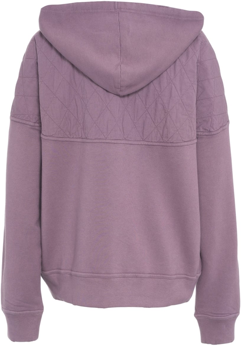 Golden Goose Hoodie with quilted detail Paars