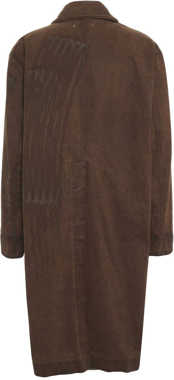 Golden Goose Waxed coat 'Phil' Bruin