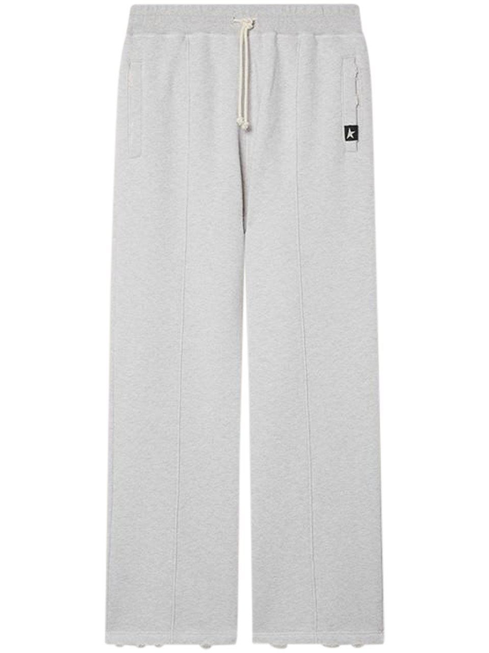 Golden Goose Wide-Leg Trousers with Drawstring Waist and Textured Finish Wit