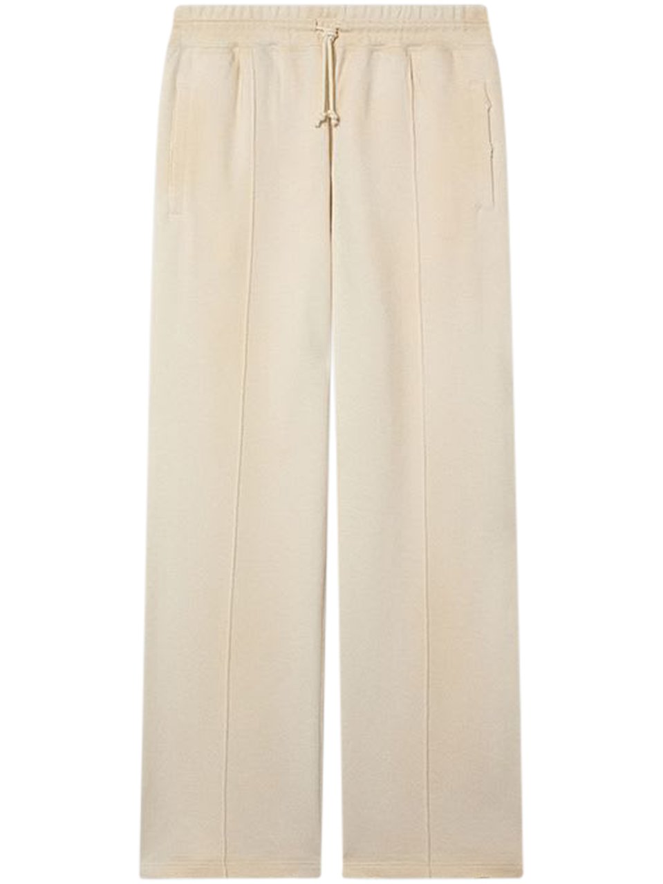 Golden Goose Relaxed Wide-Leg Trousers with Elastic Waistband and Drawstring Neutraal