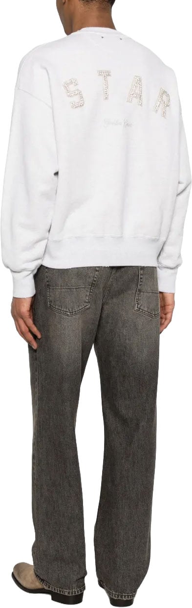 Golden Goose Sweaters Vintage Gray Wit