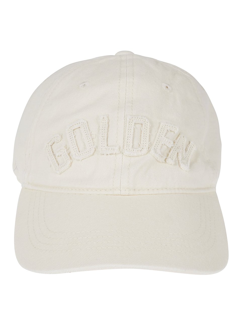 Golden Goose Grey Cotton Journey Baseball Hat Wit