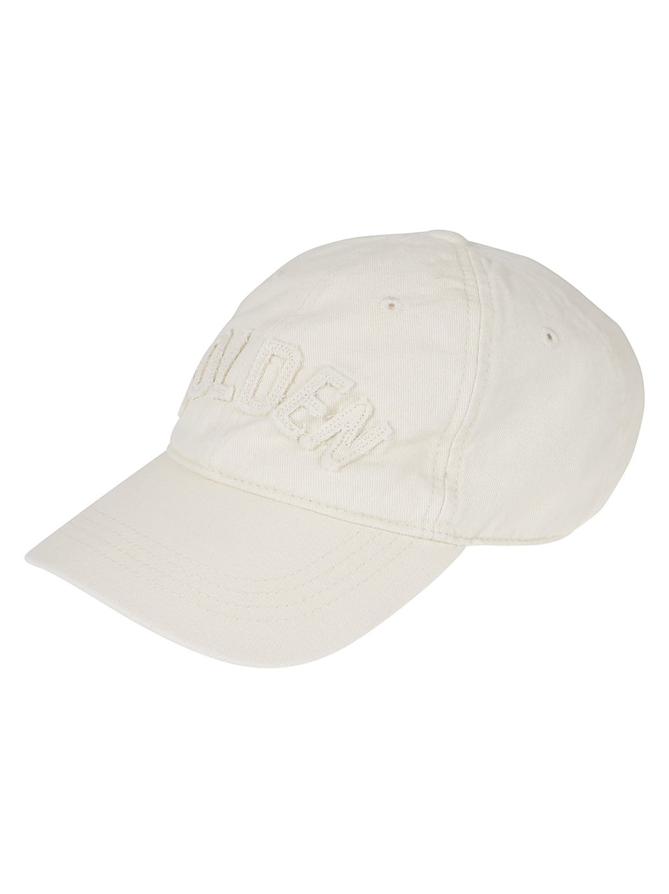 Golden Goose Grey Cotton Journey Baseball Hat Wit