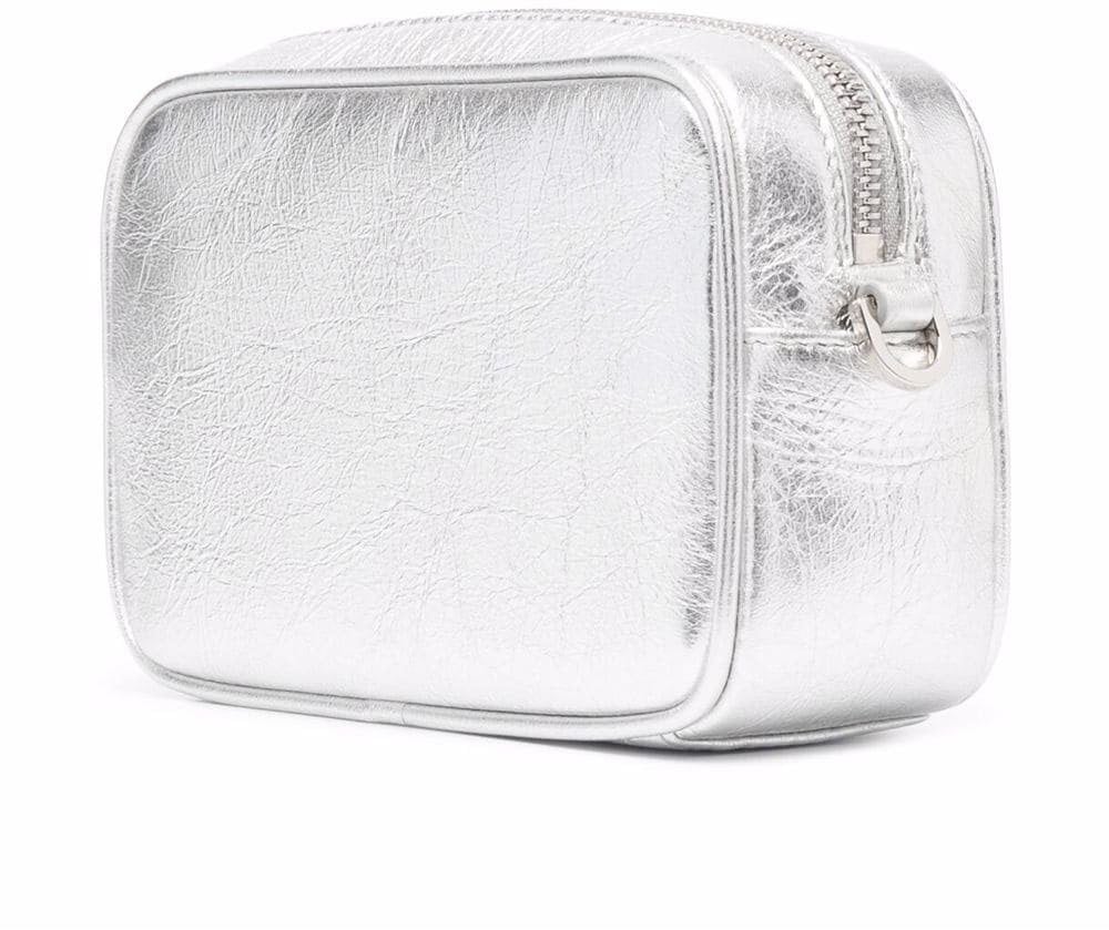 Golden Goose mini star bag wrinkled metallic Metallic